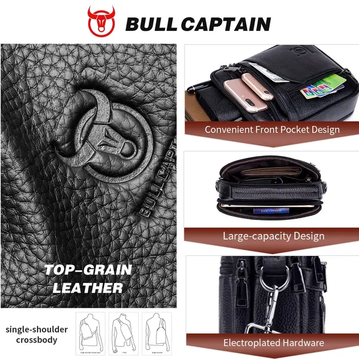 Sac à Bandoulière en Cuir group pour Homme