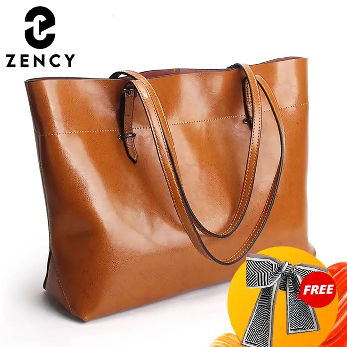 Nouveau style sac à main marron pour femme 100% cuir véritable sac à bandoulière