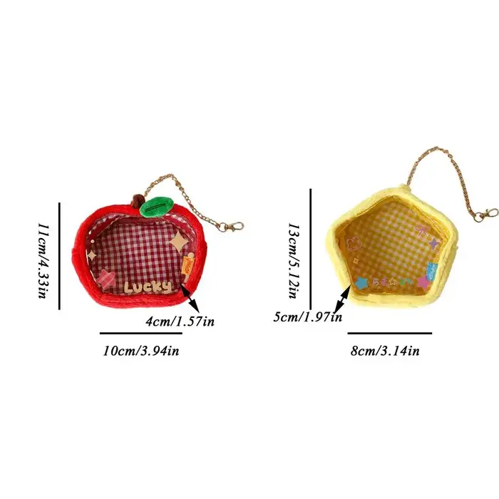 2025 rouge Apple sac étudiant sac à dos pendentif fille sac pendentifs Itabag mignon porte-monnaie porte-clés