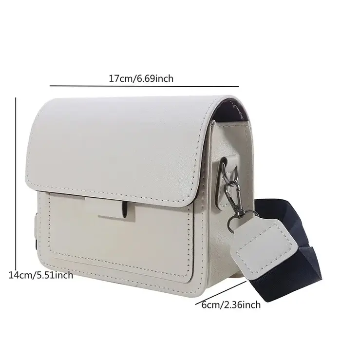 Sac à bandoulière en cuir PU pour femme