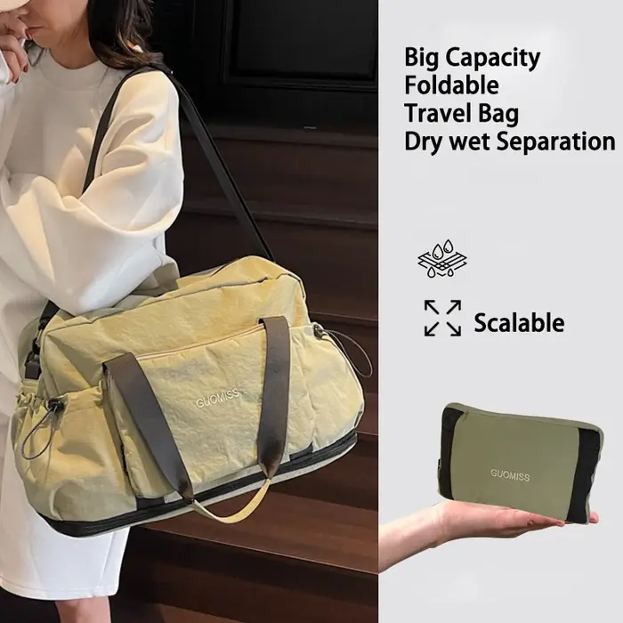 Sac de voyage pliable grande capacité pour femme