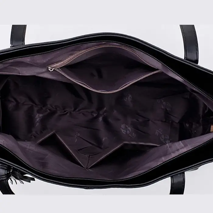 Dames grande capacité sacs à Main femmes rétro gland Design fourre-tout marque de luxe en cuir PU Sac à bandoulière