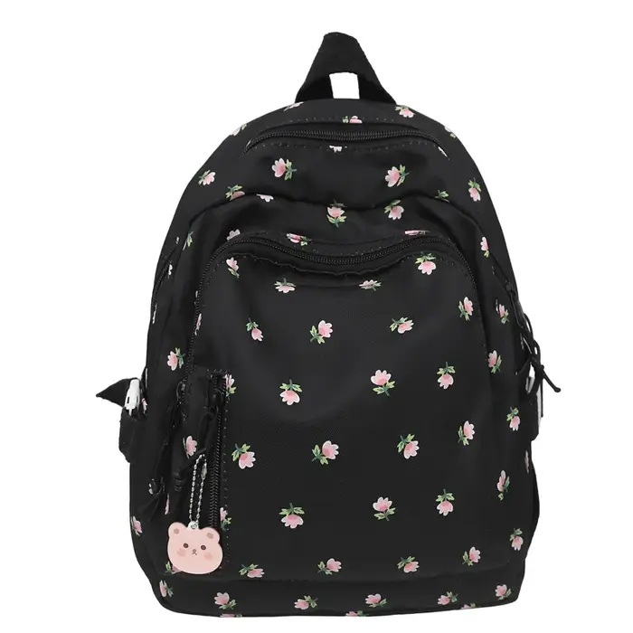 Mini sac à dos floral mignon pour filles