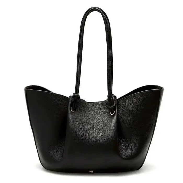 Sac fourre-tout pour femme PG, couleur unie, cuir souple, style extrêmement simple, sensation de dét