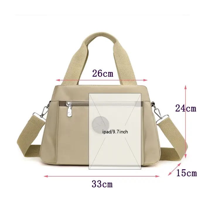 Sac à bandoulière pour femmes, nouvelle mode, haute qualité, grande capacité, sac à bandoulière étanche, sacs à main multifonctionnels pour femmes