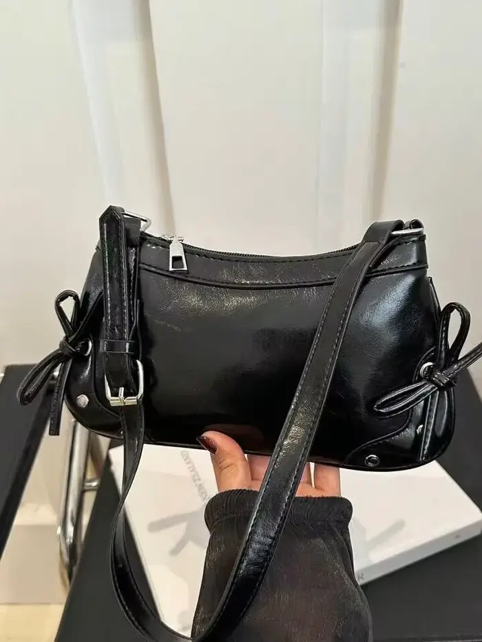 Y2k – sac à main pour femmes, nouveau Style, sacs sous les bras à nœud à la mode et haut de gamme, s