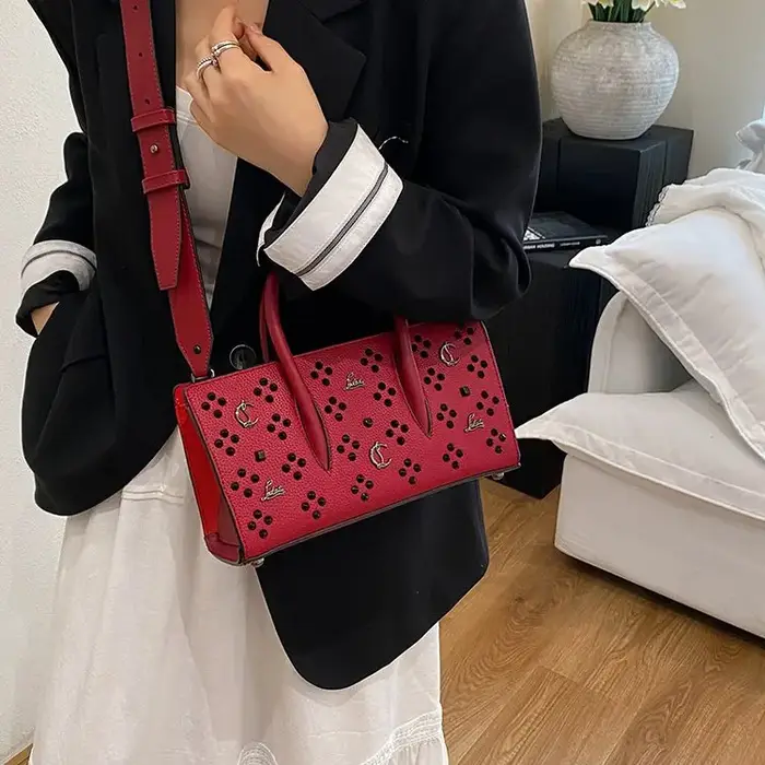 Sac fourre-tout vintage pour femme, design ajouré, grande capacité, sac de shopping 2-en-1, sac à ba