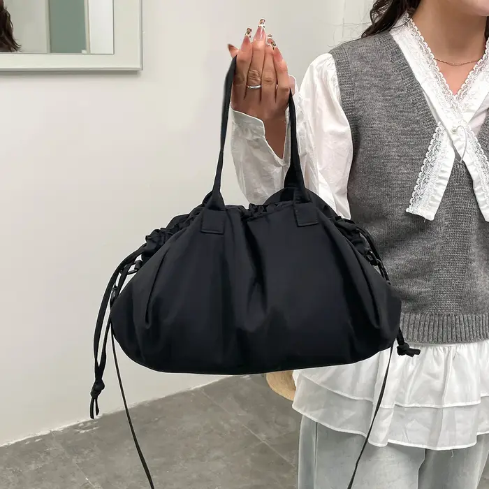 Sac à bandoulière décontracté de type hobo