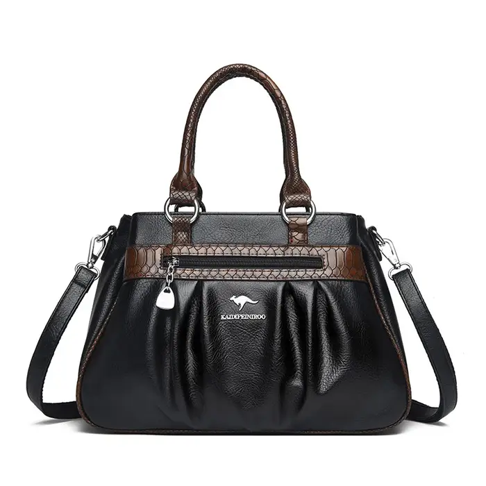 Trois couches de luxe fourre-tout décontracté femmes Sac de haute qualité en cuir dames sacs à Main