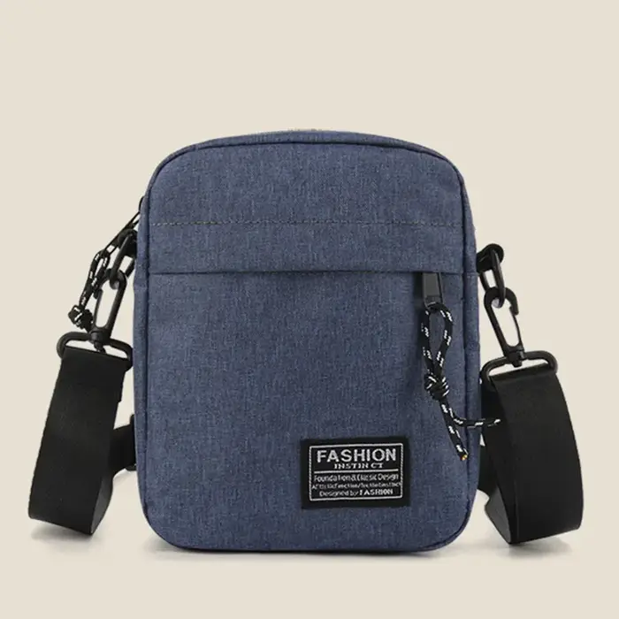 Sac pour femme petit sac carré diagonale croisé Oxford tissu cartable pour hommes mode main Machine sacs