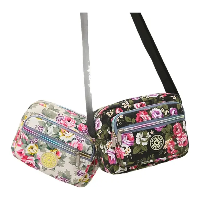 Mini sac bandoulière en toile pour femme