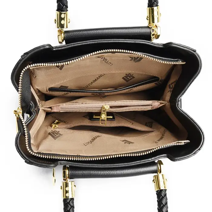 Sac à main élégant à poignée tissée pour femmes