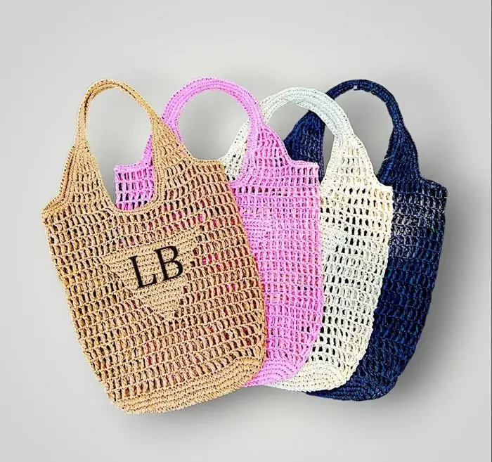 Sac fourre-tout de plage personnalisé pour femmes et filles