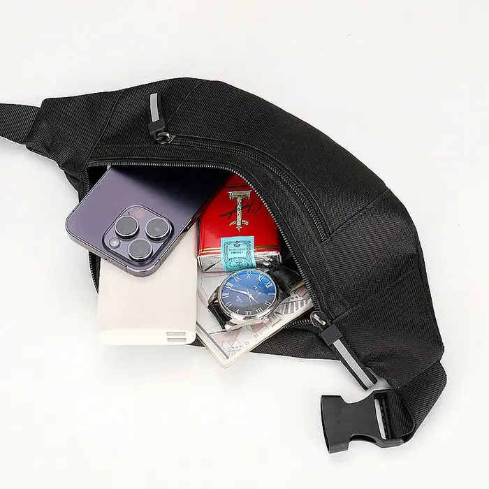 Sac banane de sport, grand sac à bandoulière pour la course