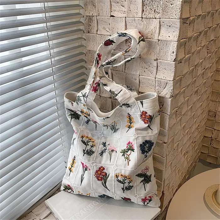 Sacs pour femmes de haute qualité, sacs à main brodés, sacs à main décontractés pour femmes, sacs à main vintage pour filles