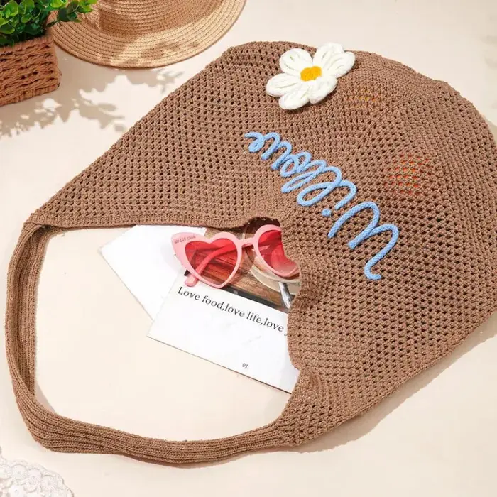 Sac de plage personnalisé avec nom