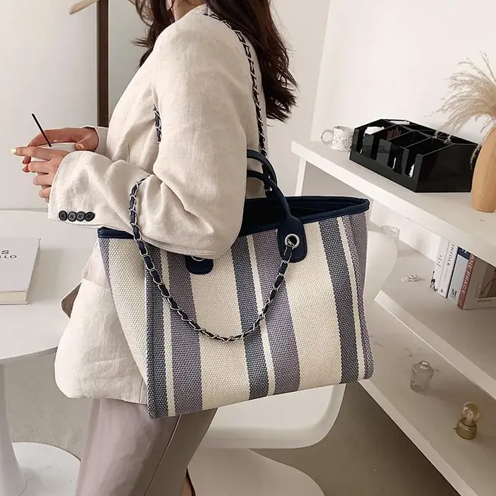JOBig-Sacs à main en toile de luxe pour femmes