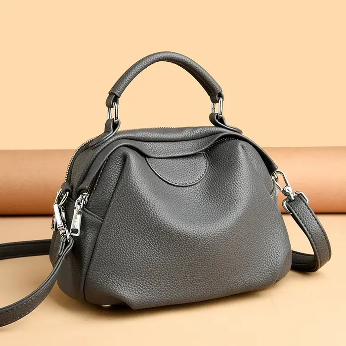 Sac fourre-tout en cuir souple de haute qualité pour femmes