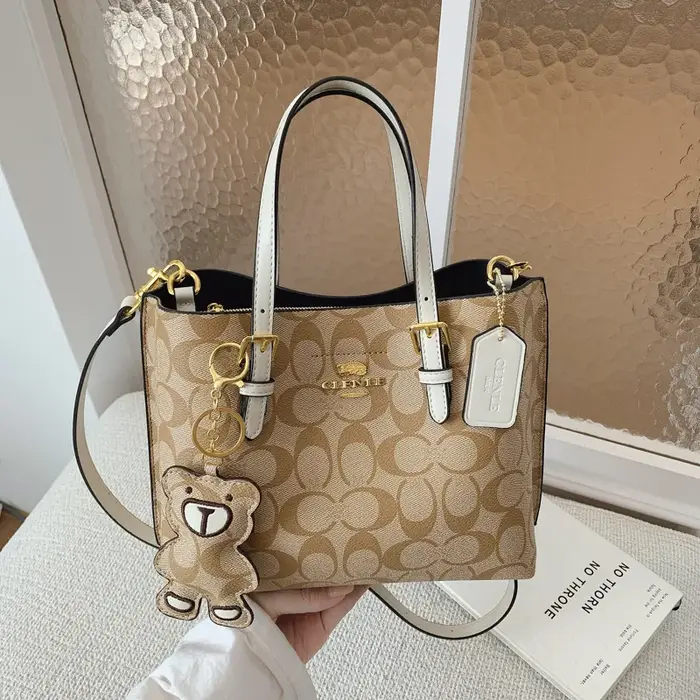 Sac messager en cuir vintage 2026 avec logo lettre