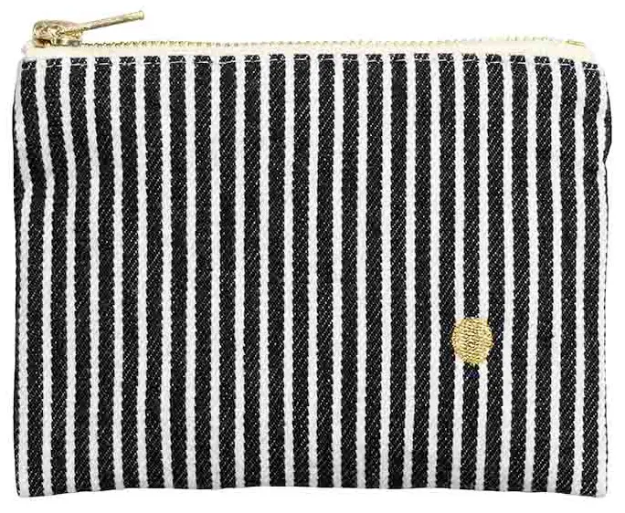 Pochette Basile Caviar S 11 x 14 x 1