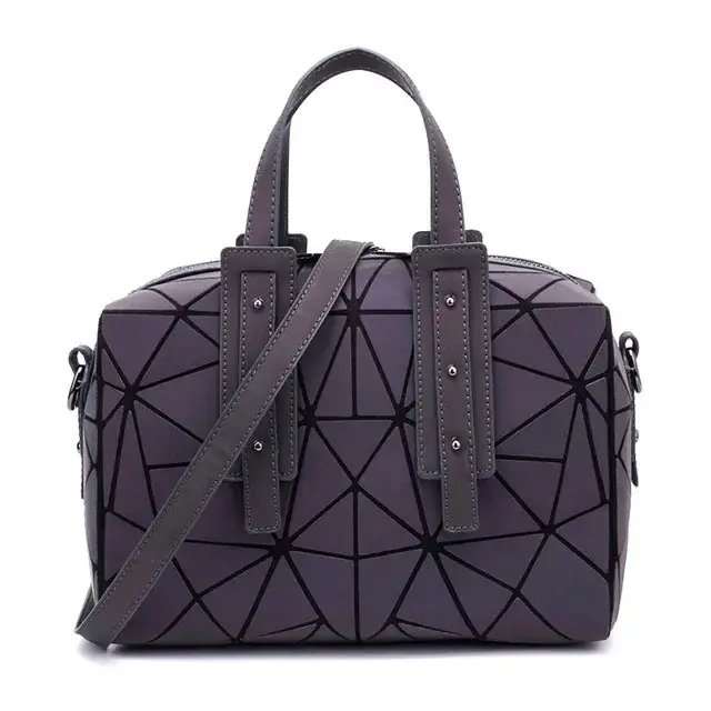 Sacs à main Boston pour filles, sacoche à paillettes laser, sac géométrique Shoous sur épaule, sacs 