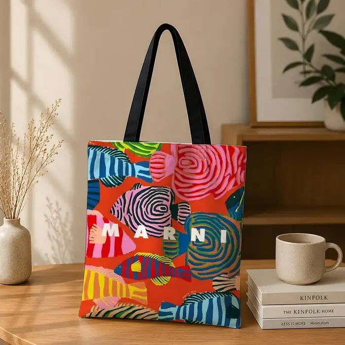 Sacs de rangement de marque M-MARNI, sacs à bandoulière en toile durable, polyvalents pour l'école, 