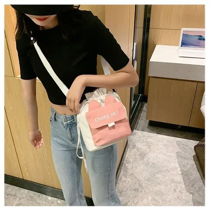 Sac à bandoulière en toile pour femmes