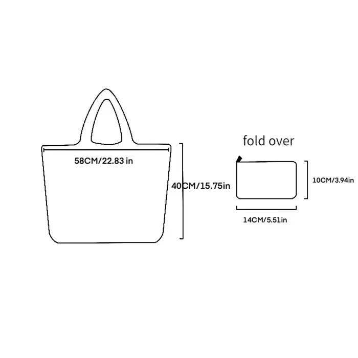 Sac à bandoulière de grande capacité