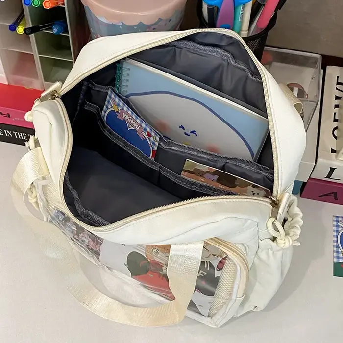Sac à bandoulière Style Preppy japonais Y2K