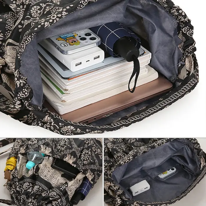 Sac à dos de Sport de voyage pliable avec cordon de serrage