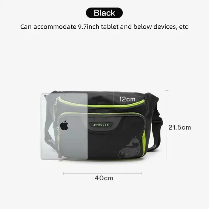 Fouvor – sac de taille de grande capacité pour femmes, sacs de poitrine à la mode, sac à bandoulière