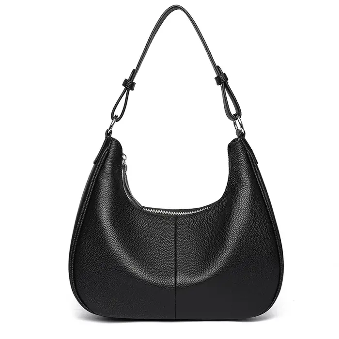 Sacs à bandoulière en cuir de vachette véritable de haute qualité pour femmes