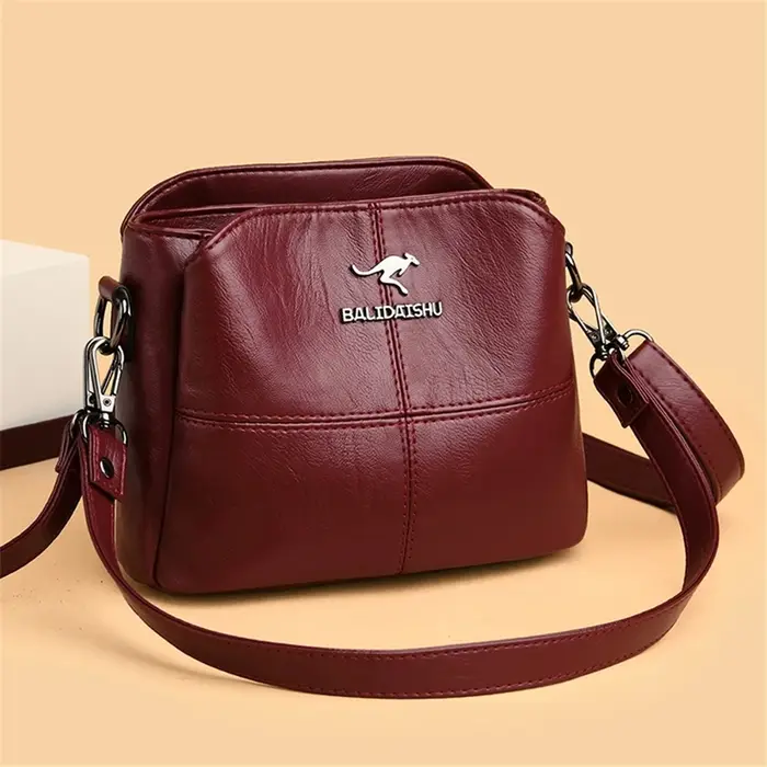 Femmes broderie Sac fourre-tout de haute qualité en cuir dames sacs à Main 2024