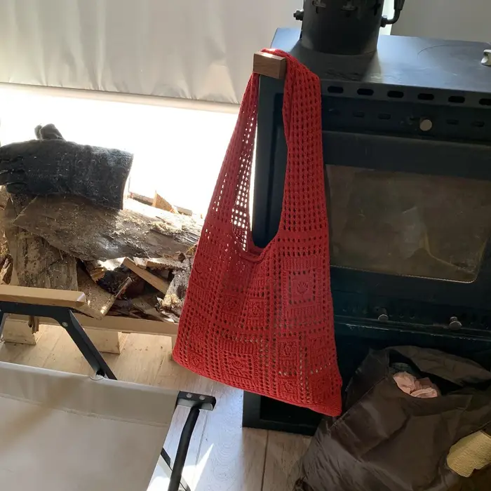 Sac à bandoulière tricoté pour les déplacements de loisirs des femmes, sac à main tissé ajouré de gr