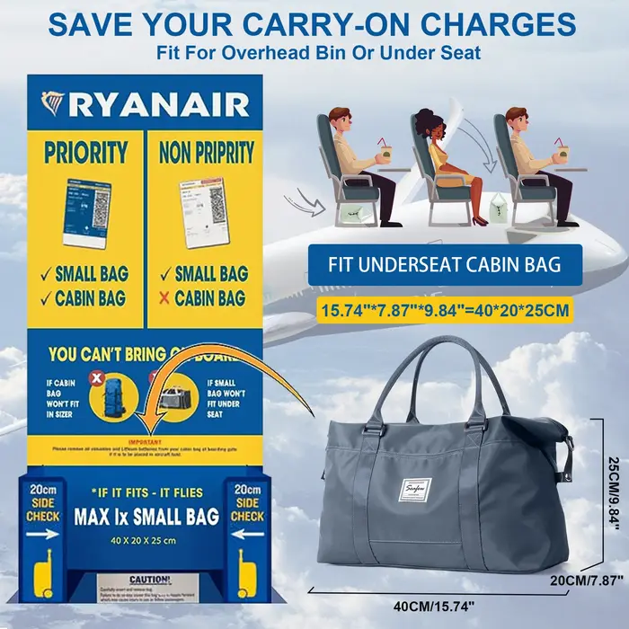 Sac de voyage pour hommes et femmes