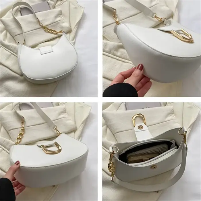 Sac à bandoulière tendance en cuir Pu pour femmes