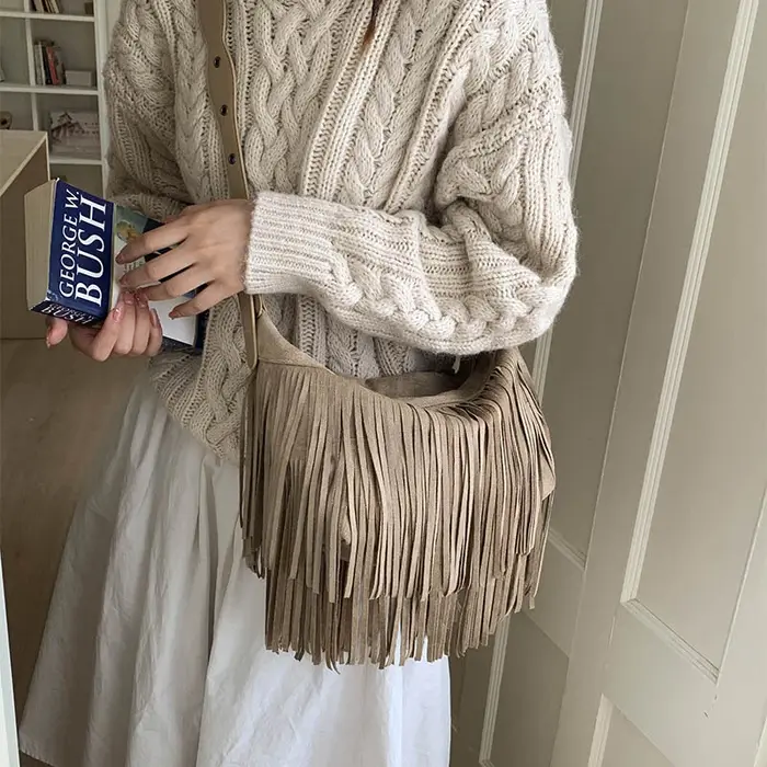 Sacs à bandoulière Vintage en cuir PU pour femmes