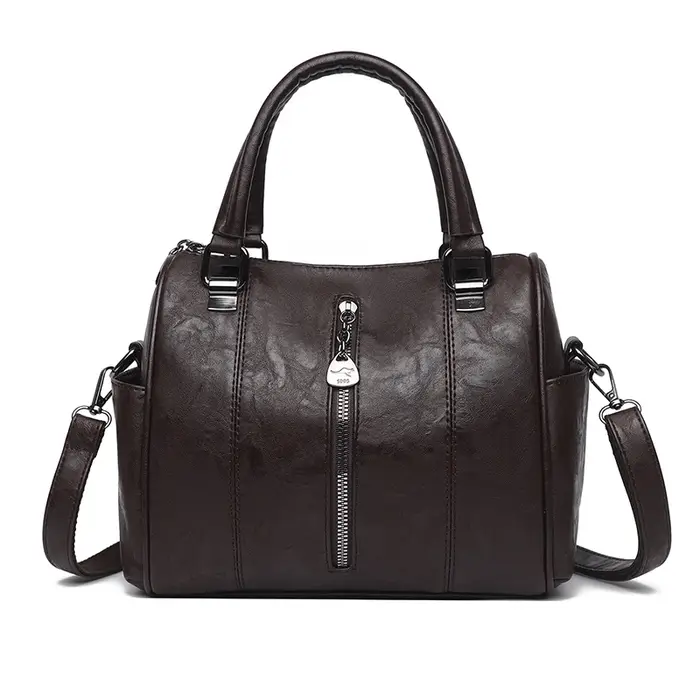 Grand sac fourre-tout en cuir pour femmes