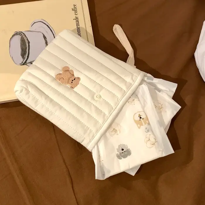 Sac de rangement portable mignon pour serviettes hygiéniques et tampons