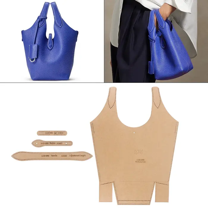 1 ensemble de gabarits de dessin de motifs en cuir DIY