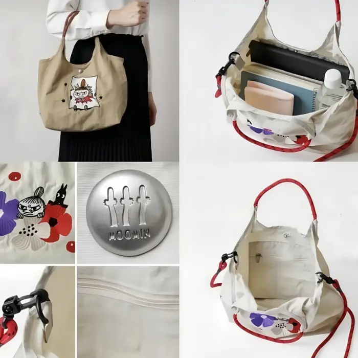 Nouveau sac bandoulière brodé de la série Moomins