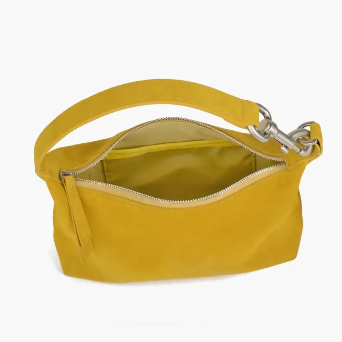 Donna-in – sac à main Hobo en daim naturel pour femmes