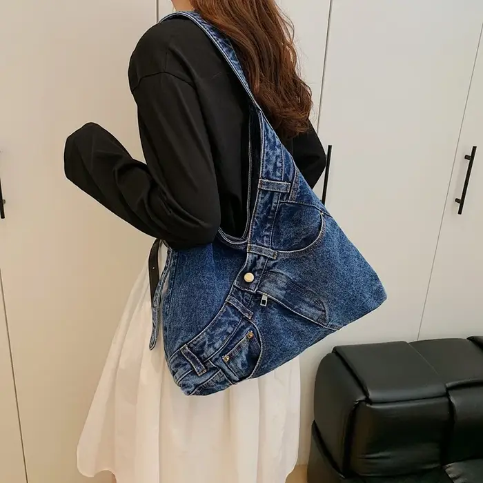 Sac fourre-tout de style vintage pour femmes