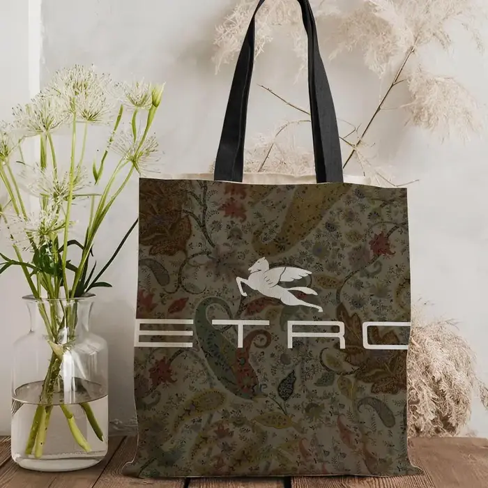 Sacs de rangement E-EtroS au design classique, sacs fourre-tout en toile, grande capacité, sac à ban