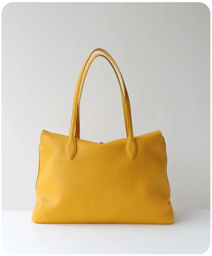 Sac fourre-tout en cuir véritable Spring - Sac à bandoulière en cuir de vachette grande capacité, plusieurs couleurs