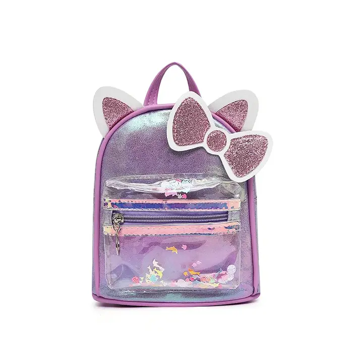 Mini Sac à Dos en Cuir PU avec Nministériels d Papillon pour Enfant et Femme