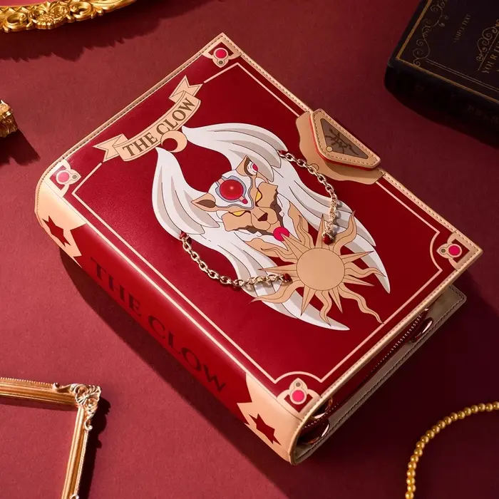 Sac à bandoulière Captor de cartes Sakura, sac à bandoulière de livre magique de dessin animé Sakura