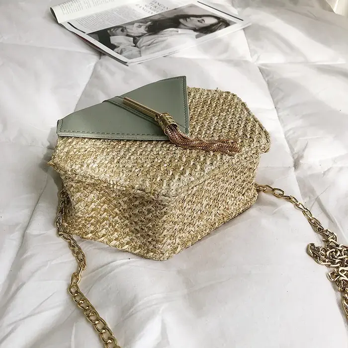 Sac à main en rotin pour femmes