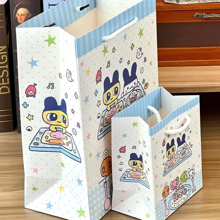 Sac cadeau Tamagotchi, sac fourre-tout en carton rigide épaissi