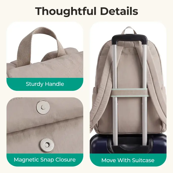 BAGSMART – sac à dos pour ordinateur portable 13 14 pouces